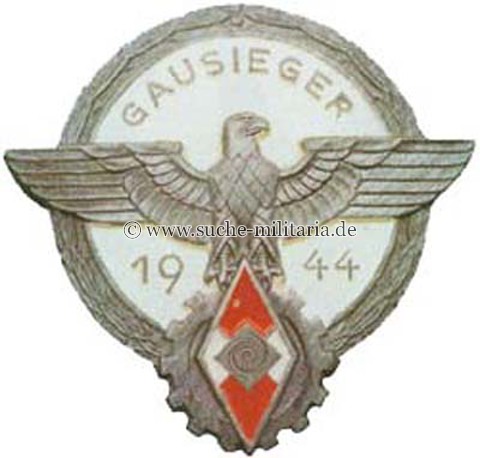 Hitlerjugend / Reichsberufswettkampf  Gausieger 1944